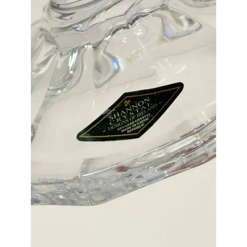 Pair of Shannon Crystal by Godinger Candlestick Holders 10.25”